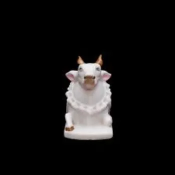 Marble Cow Statue 
